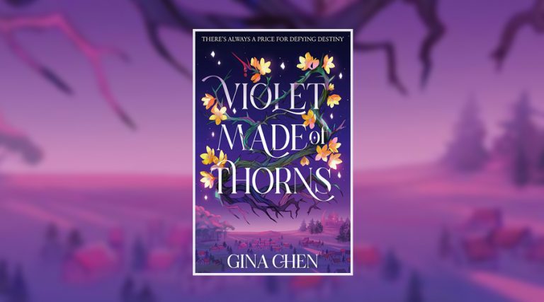 violet made of thorns